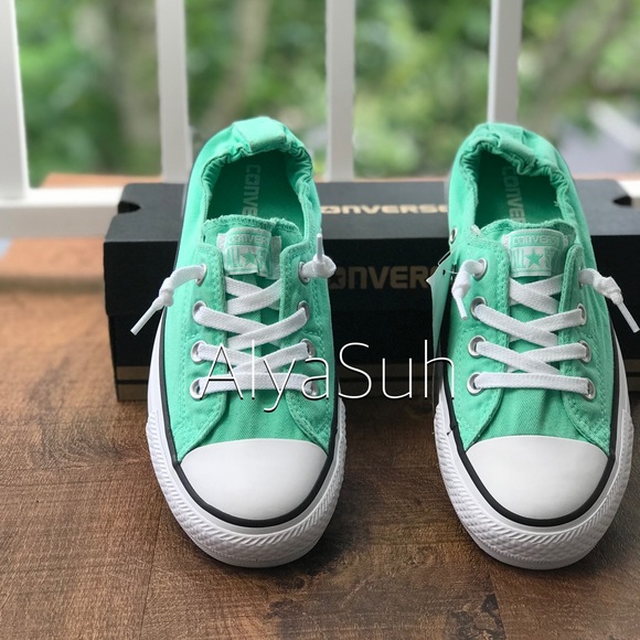 Converse Ctas Shoreline Slip Green Glow W AUTHENTI - Picture 2 of 8